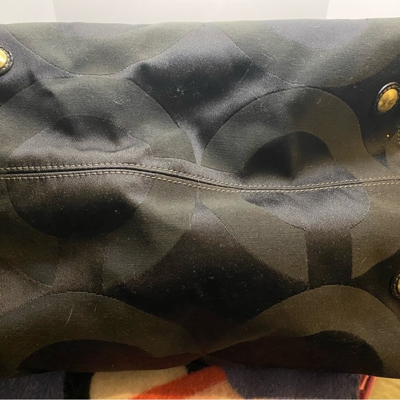 Vintage Coach large tote bag black - Picture 5 of 15